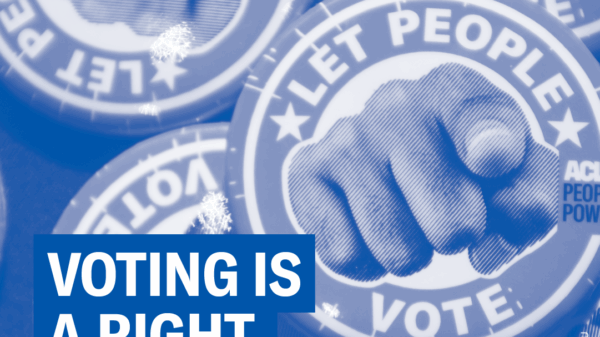 Voting is a Right. Not a Privilege.
