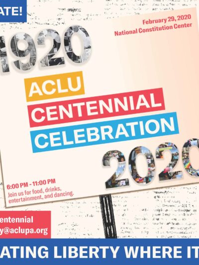 Centennial save the date