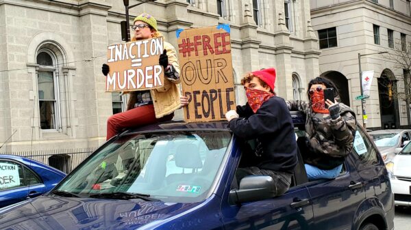 COVID-19 protest photo