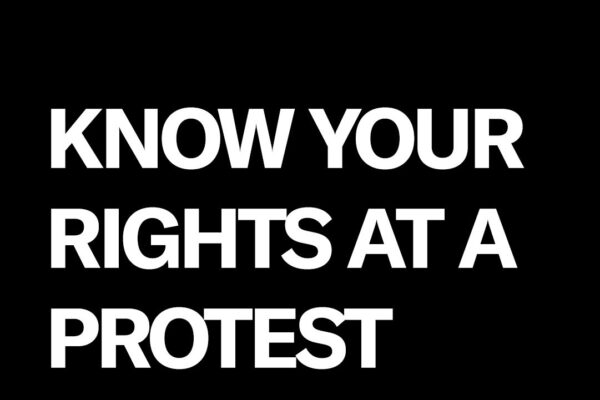 KYR at a protest