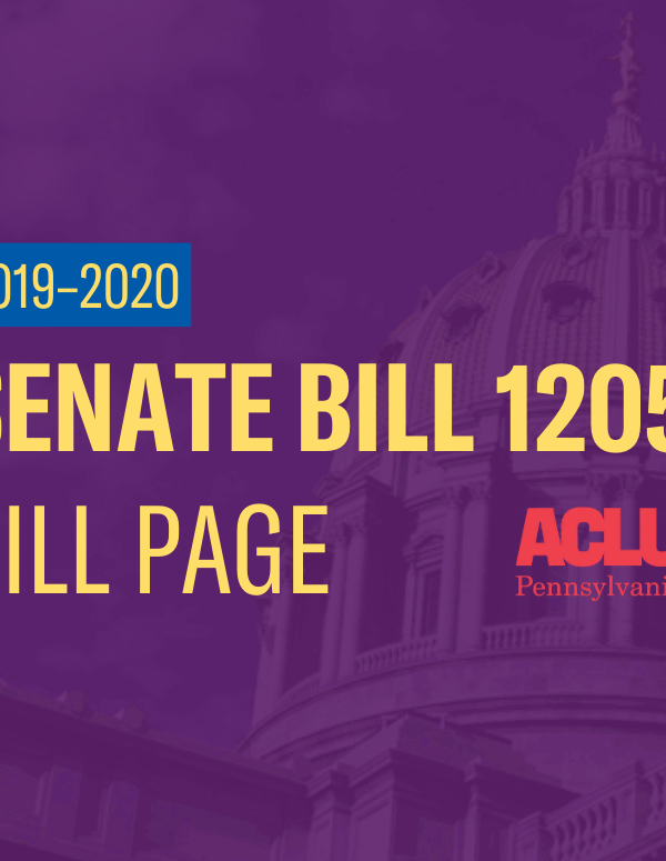 ACLU-PA Bill Page | SB 1205