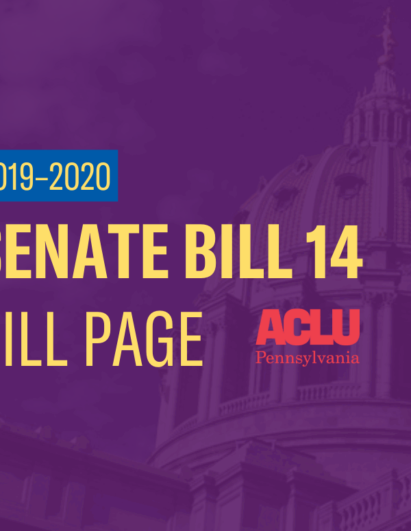 ACLU-PA Bill Page | SB 14