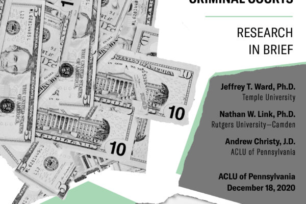 Imposition and Collection of Fines, Costs, and Restitution in Pennsylvania Criminal Courts: Research in Brief