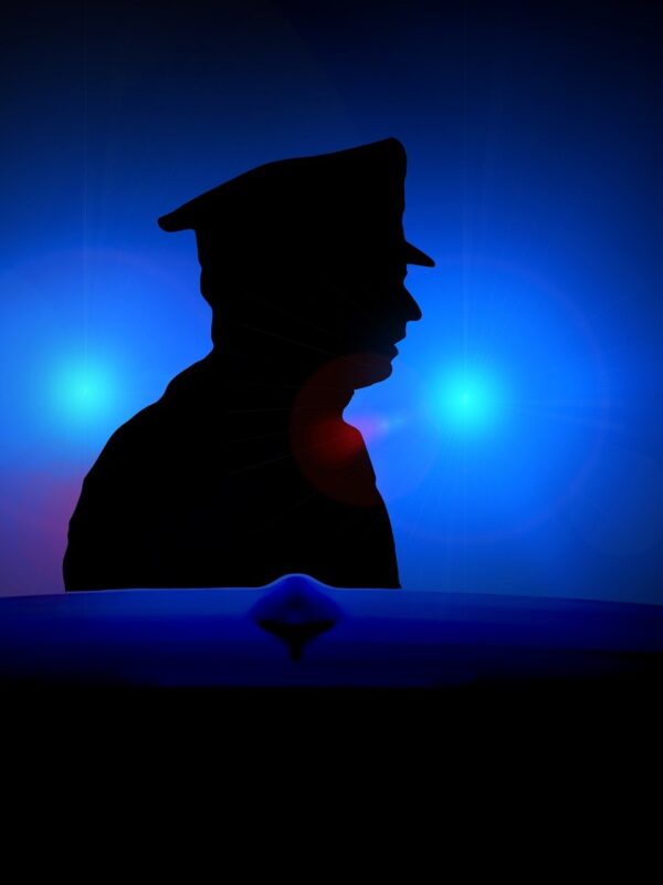 blue light cop
