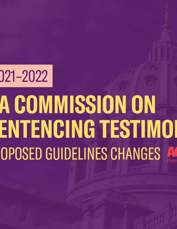 ACLU-PA Testimony Sentencing Commission