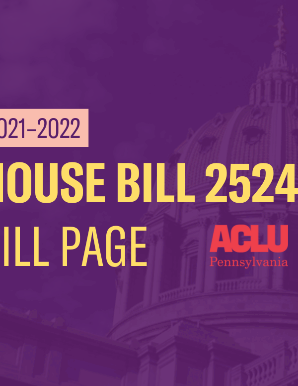 ACLU-PA Bill Page HB 2524