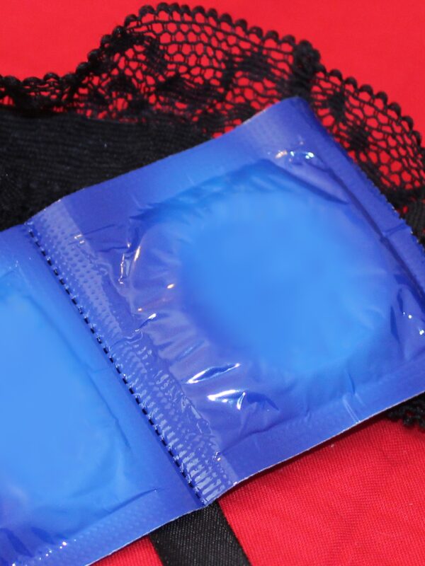 photo of lingerie and condoms