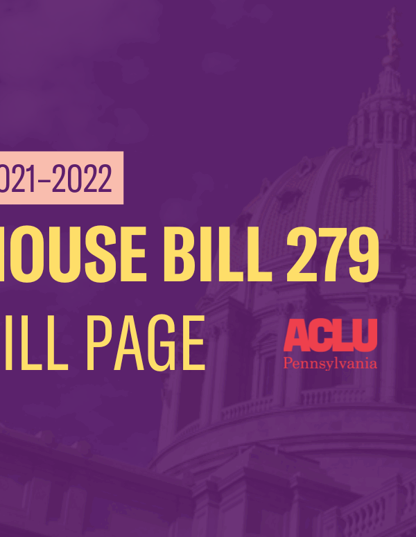 ACLU-PA Bill Page HB 279