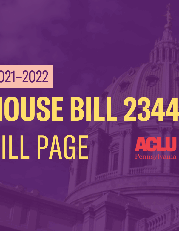 ACLU-PA Bill Page HB 2344