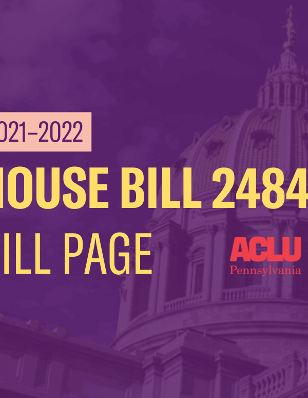 ACLU-PA Bill Page HB 2484