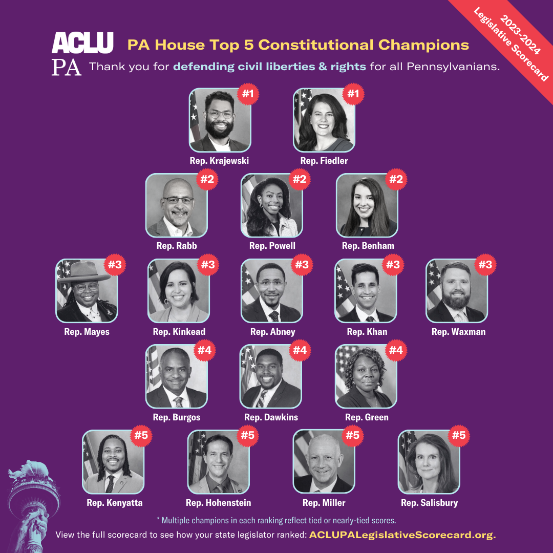 2023-2024 PA House Constitutional Champions