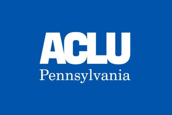 ACLU-PA logo on a blue background.