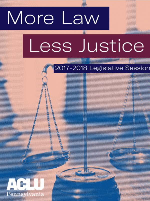More Law, Less Justice | 2017-2018 cover