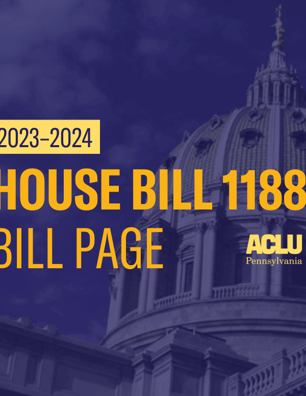 ACLU-PA Bill Page HB 1188