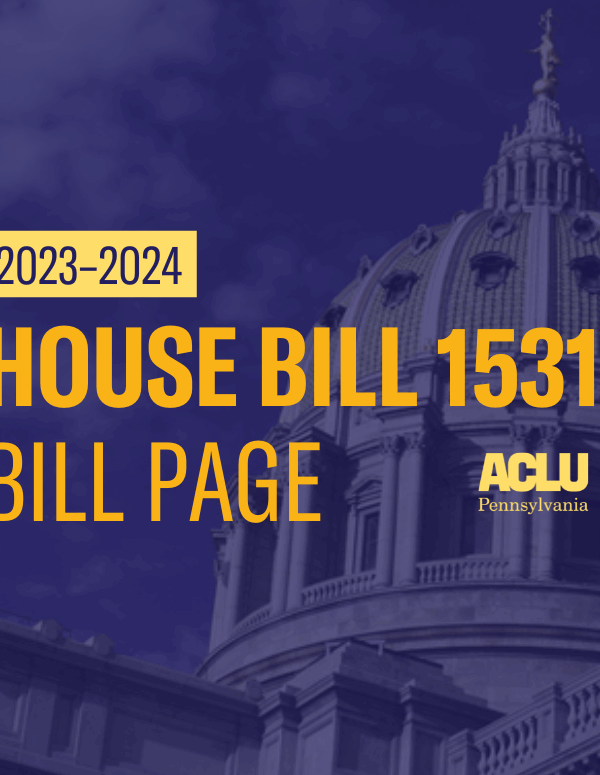 ACLU-PA Bill Page HB 1531