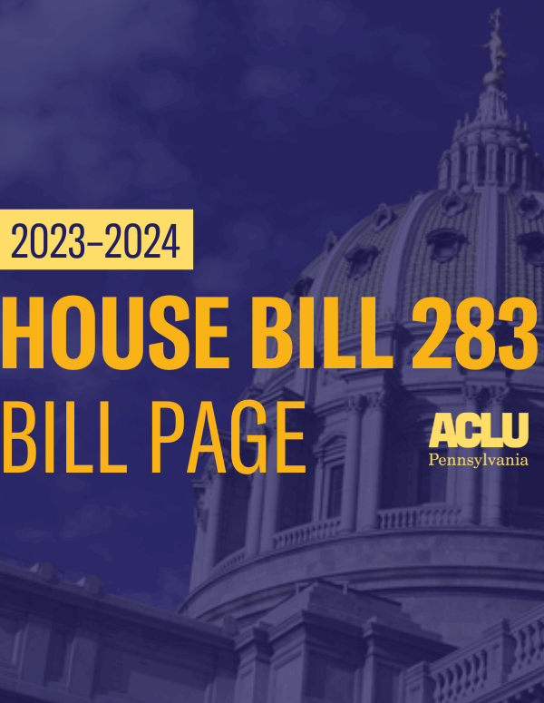 ACLU-PA Bill Page HB 283