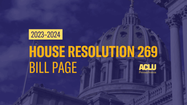 ACLU-PA Bill Page HR 269