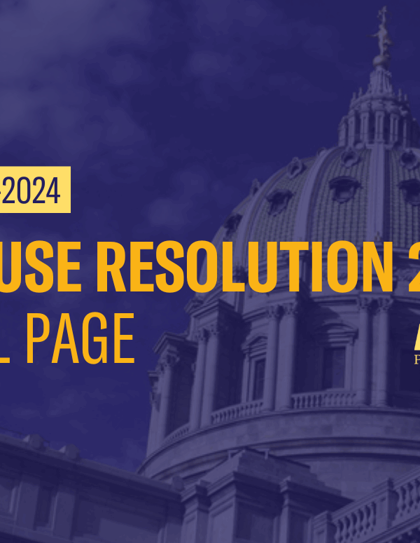 ACLU-PA Bill Page HR 269
