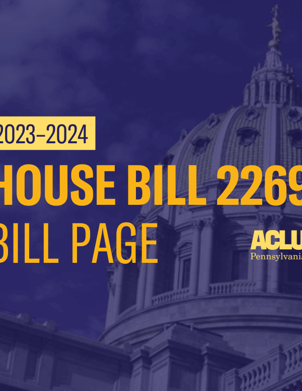 ACLU-PA Bill Page HB 2269