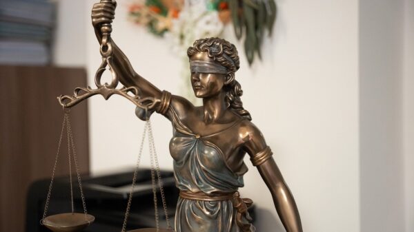 statue of lady justice and her scales