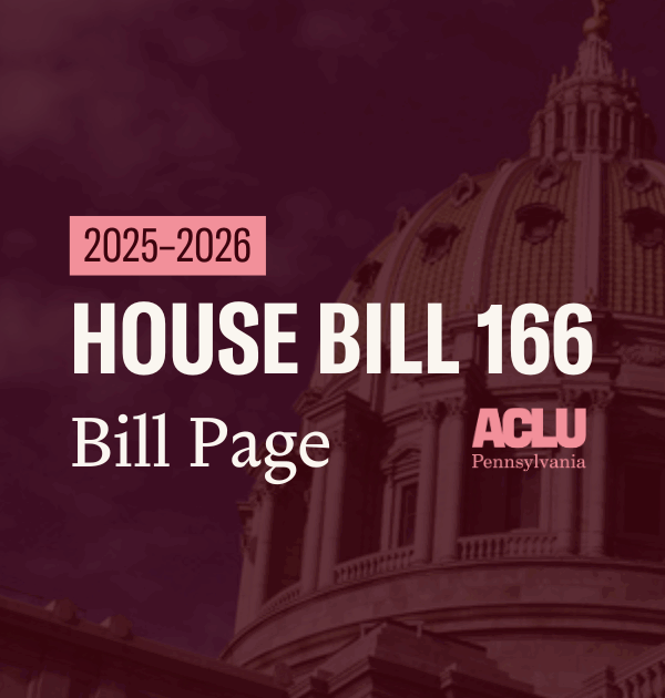 ACLU-PA Bill Page HB 166