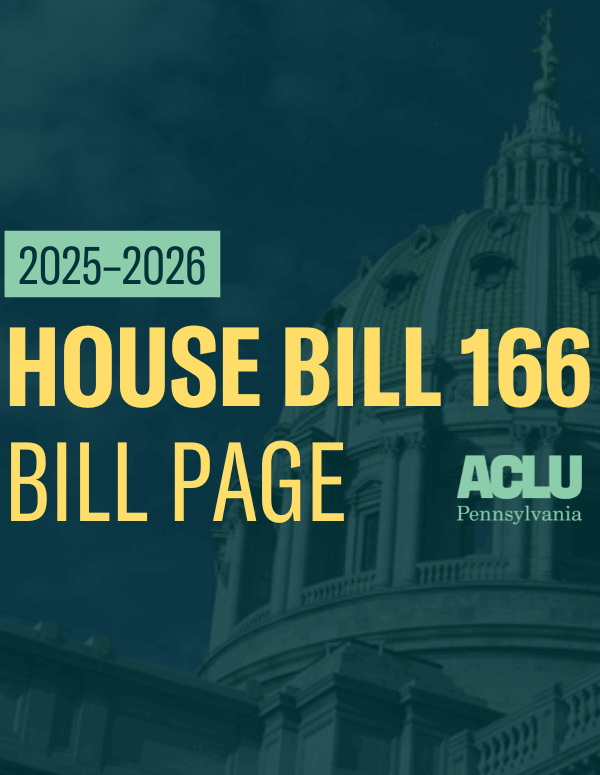 ACLU-PA Bill Page HB 166