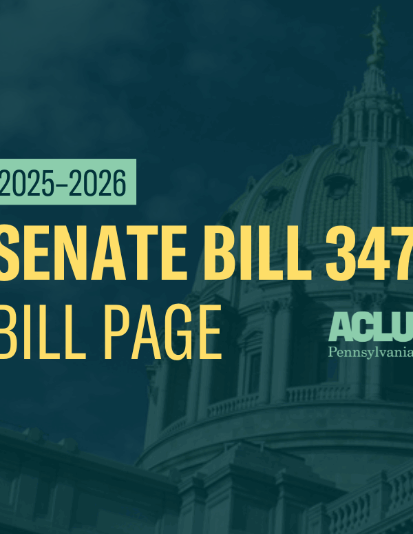 ACLU-PA Bill Page SB 347