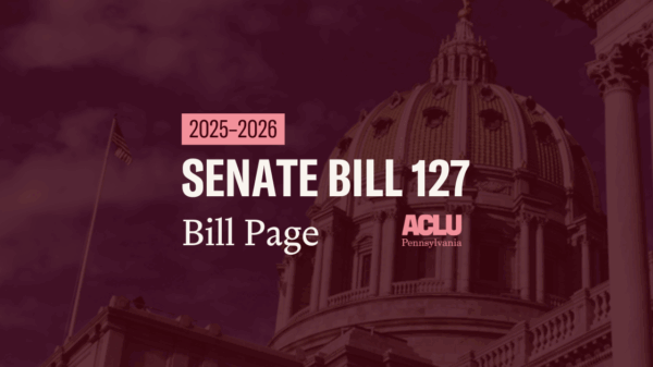 ACLU-PA Bill Page SB 127