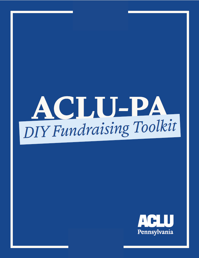 A screenshot of the do-it-yourself fundraising toolkit cover.
