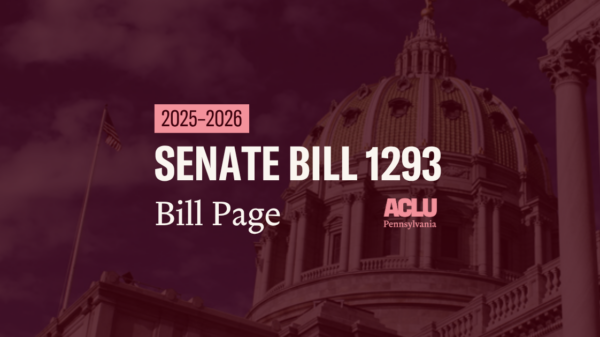 ACLU-PA Bill Page SB 1293