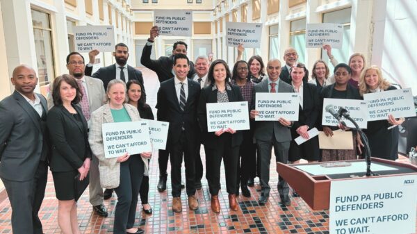 Fund PA Public Defense press conference