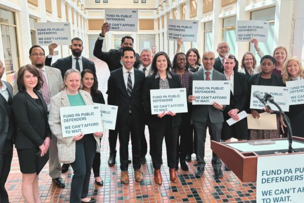Fund PA Public Defense press conference