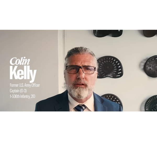 An image of Colin Kelly speaking.