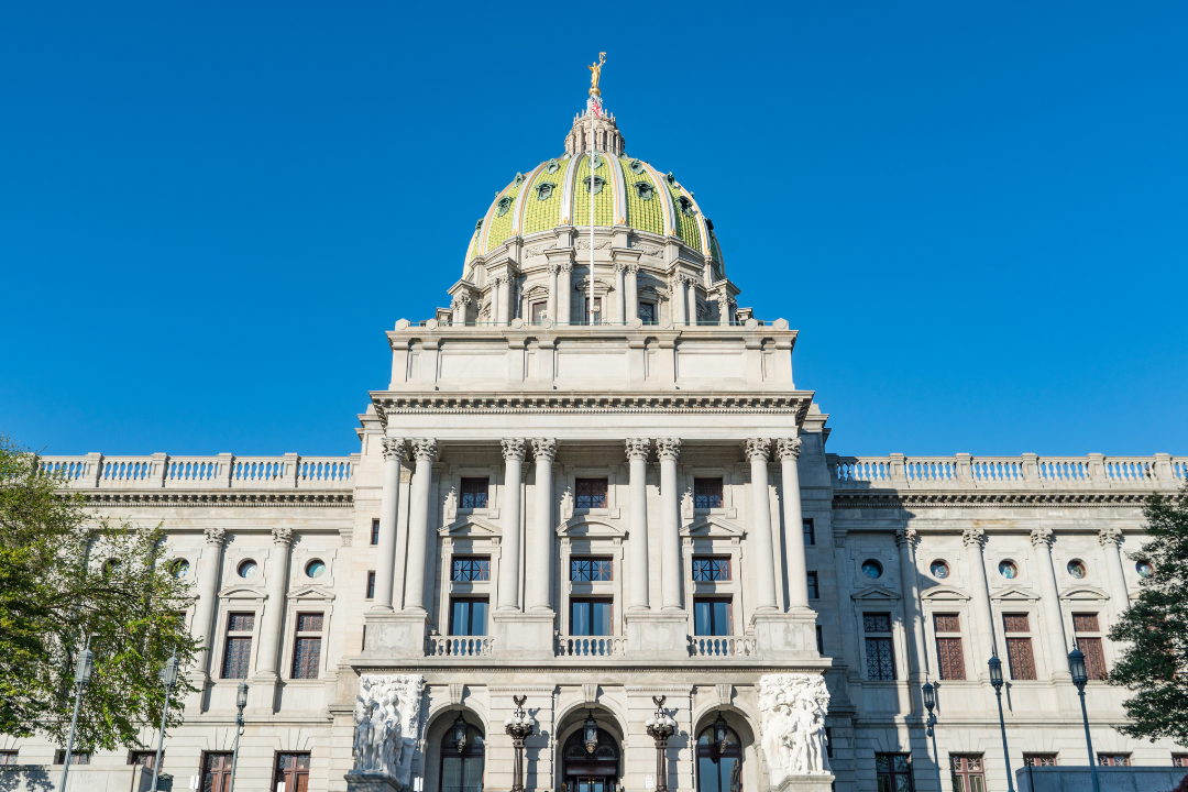 Image of the PA state capitol