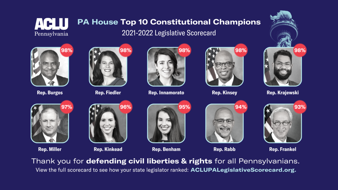 2021-2022 PA House Constitutional Champions