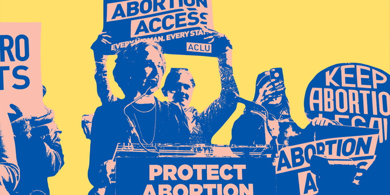An image of an Abortion Access rally. 