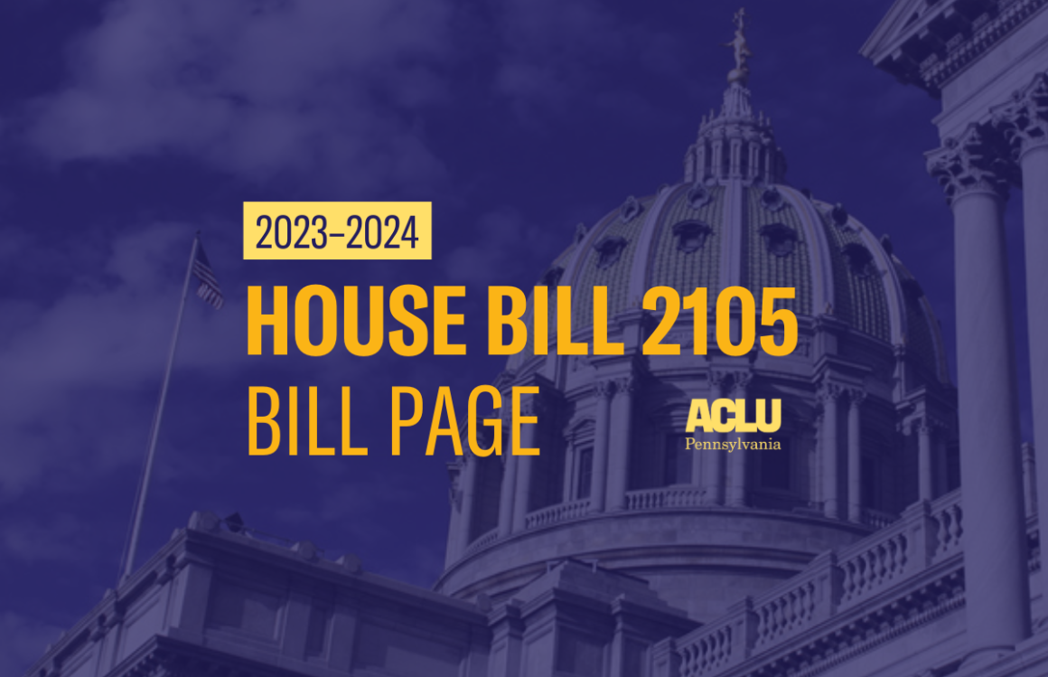 ACLU-PA Bill Page HB 2105