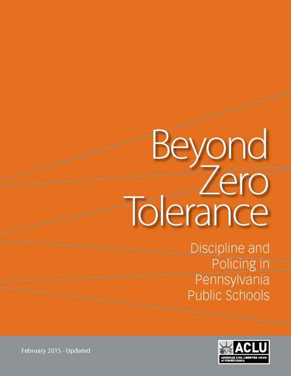 Beyond Zero Tolerance