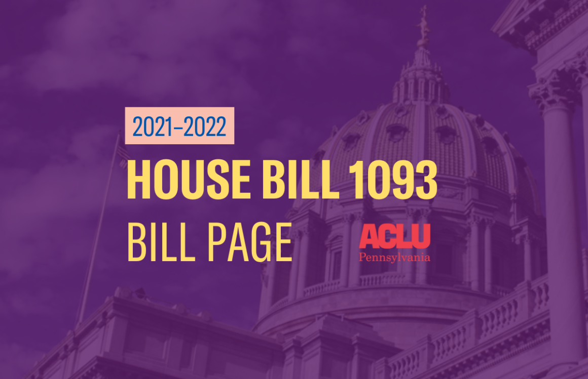 ACLU-PA Bill Page HB 1093