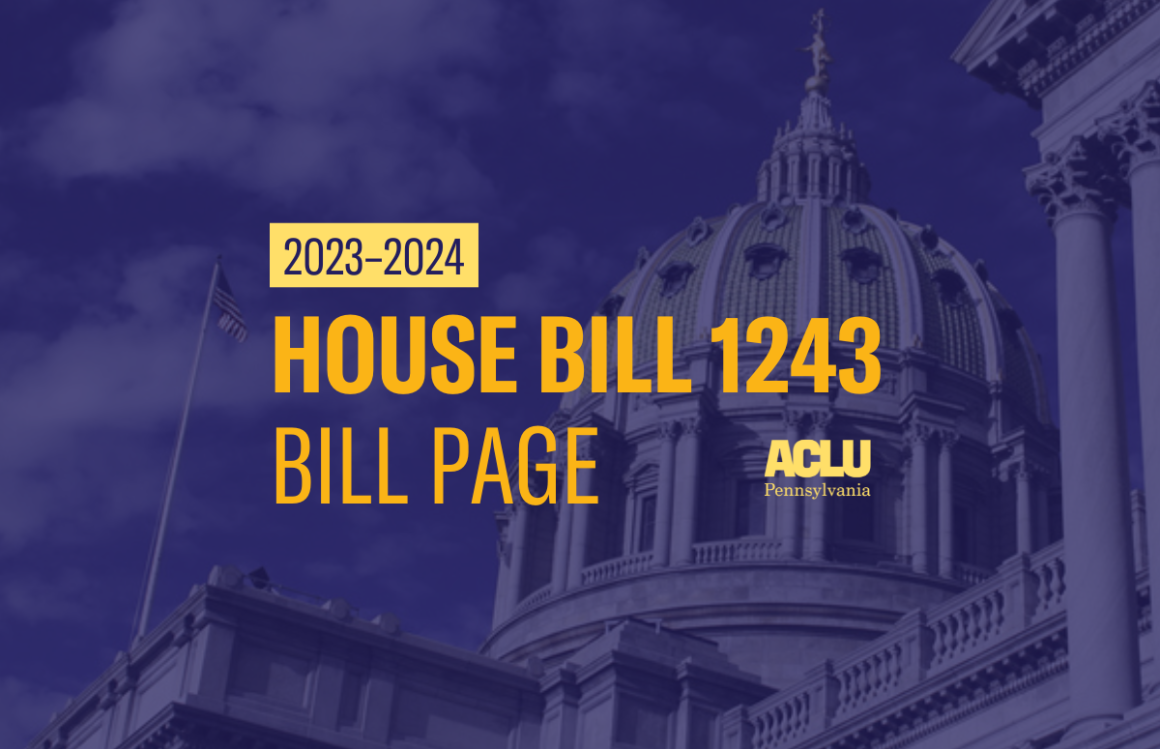 ACLU-PA Bill Page HB 1243