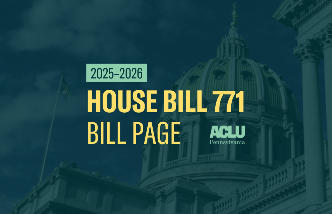 ACLU-PA Bill Page HB 771