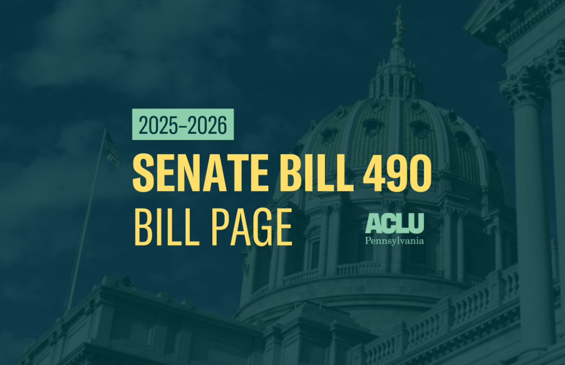 ACLU-PA Bill Page SB 490