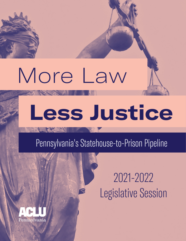 More Law, Less Justice 2021-2022 cover