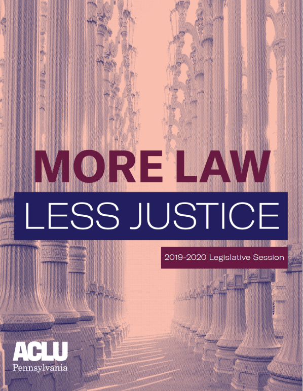 More Law, Less Justice 2019-2020 cover