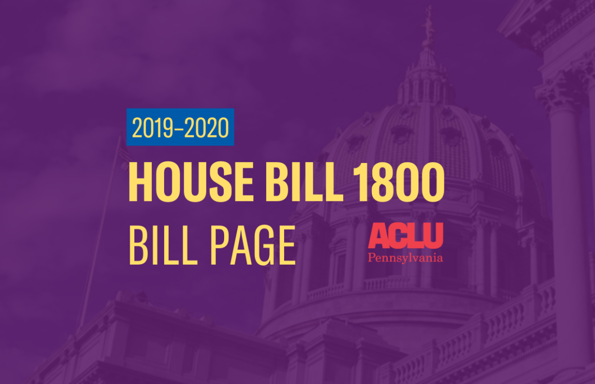 ACLU-PA Bill Page | HB 1800