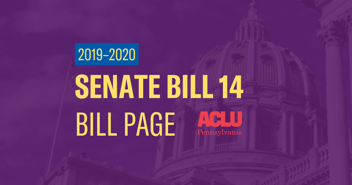 SB 14 Probation reform ACLU Pennsylvania