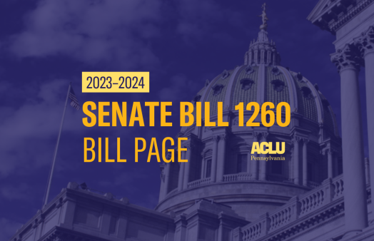 ACLU-PA Bill Page SB 1260