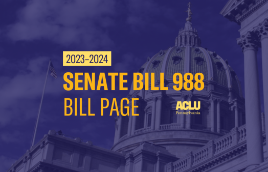 ACLU-PA Bill Page SB 988
