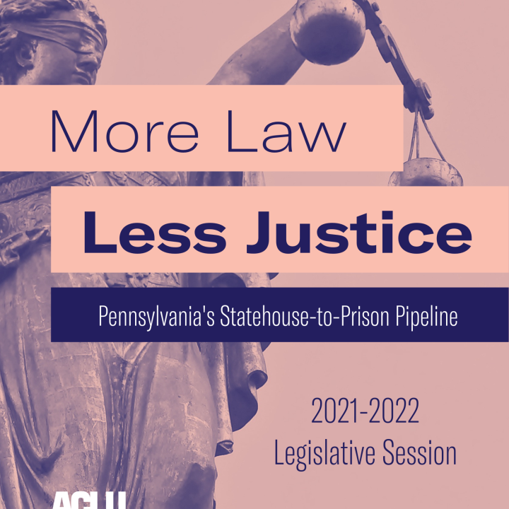 More Law, Less Justice 2021-2022 cover